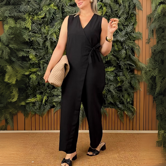 Women's V-Neck Jumpsuit