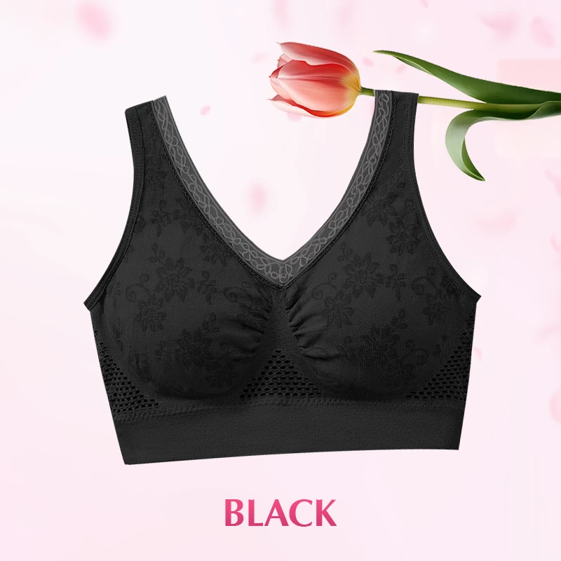 Pure Cotton Buttonless Comfy Lifting Bra