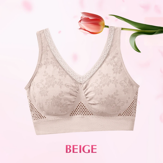 Pure Cotton Buttonless Comfy Lifting Bra