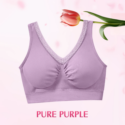 Pure Cotton Buttonless Comfy Lifting Bra