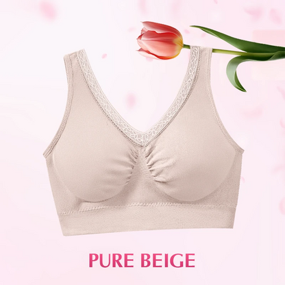 Pure Cotton Buttonless Comfy Lifting Bra