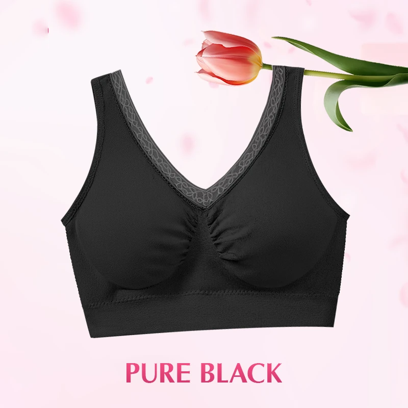 Pure Cotton Buttonless Comfy Lifting Bra