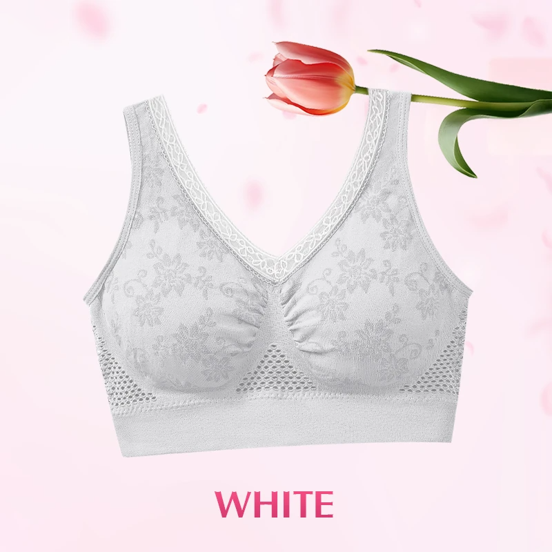 Pure Cotton Buttonless Comfy Lifting Bra